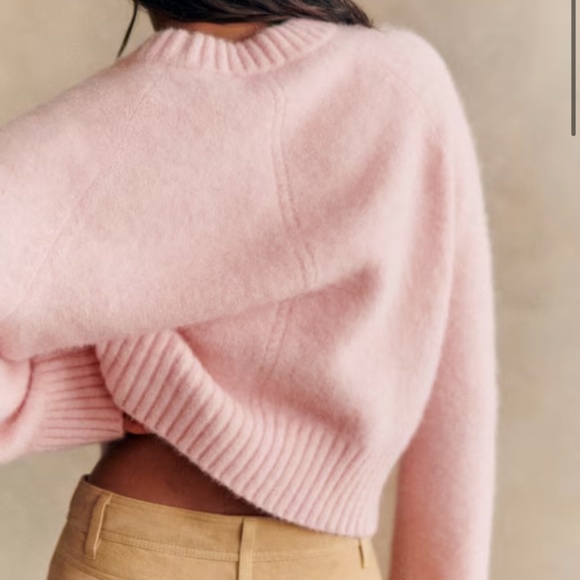 Sezane Sama Jumper Light Pink - Size S - Picture 3 of 5